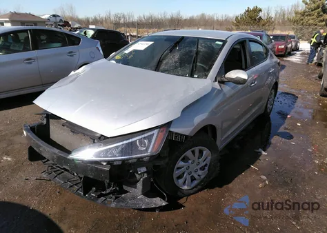 2019 Hyundai Elantra Se z USA, uszkodzony, nr VIN 5NPD74LF1KH489020